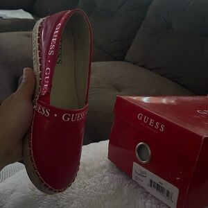 NEW RED GUESS SHOES